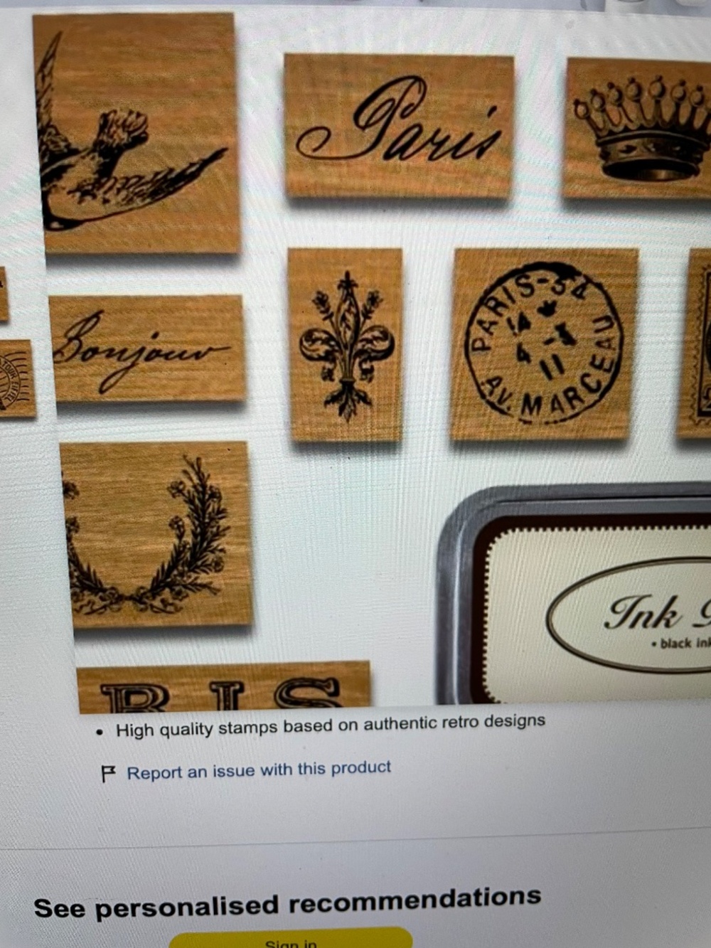 PRICE DROP! Cavallini & Co. Paris Rubber Stamps, Notes & Labels - Set of 3 - Picture 7 of 15